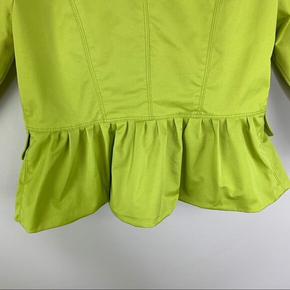 Kenneth Cole Green Cropped Jacket - Picture 8 of 14